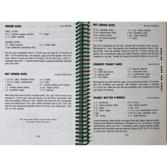 VTG 2004 Cooking With Grace Lutheran Church Becker Minnesota MN Cookbook Spiral - Picture 13 of 16